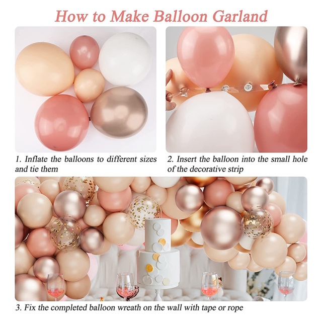 Retro Balloon Garland Set