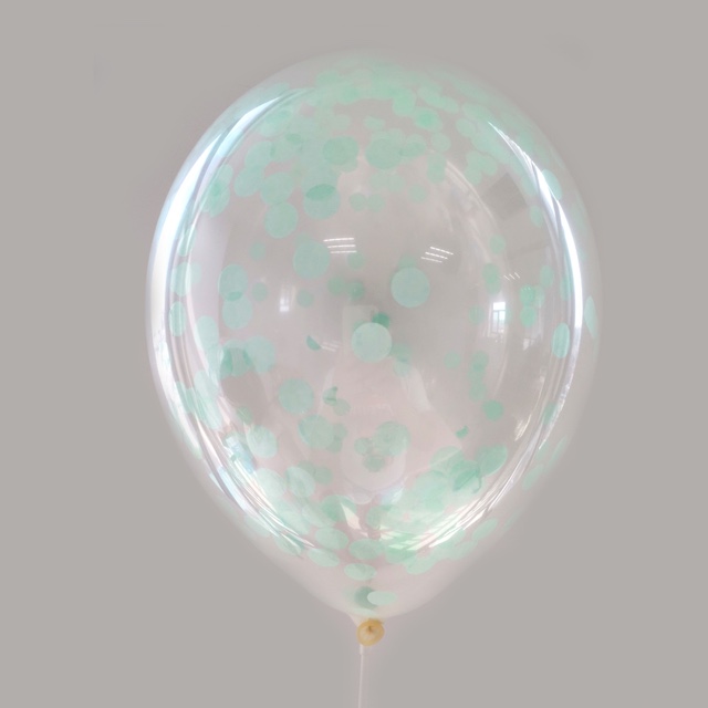 Confetti Balloon Green