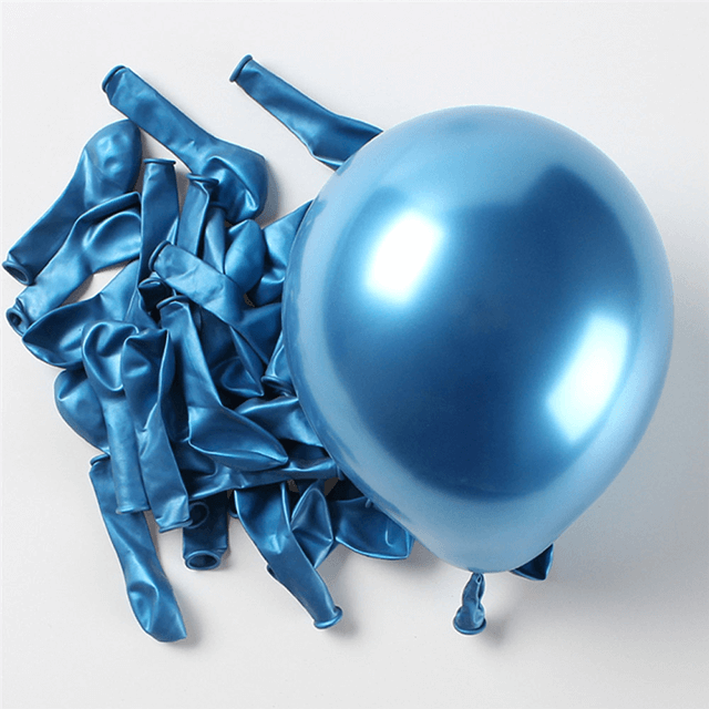 Blue Chrome Balloon 5